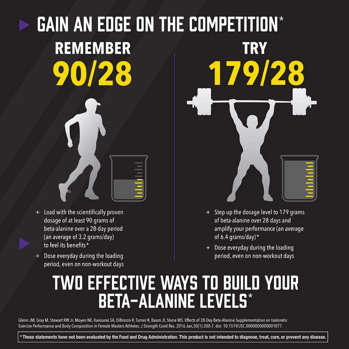 NOW Beta-Alanine Pure Powder 500 g | Supports Muscular Endurance & Delays Fatigue - view 4