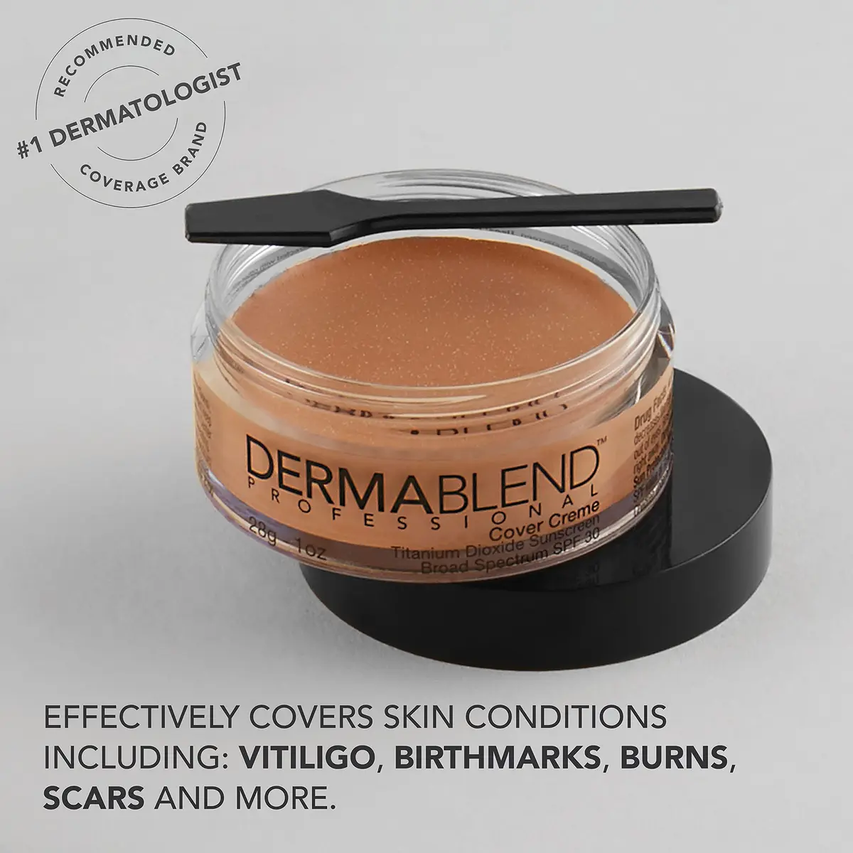 Dermablend Cover Creme Foundation SPF 30 30N Sand Beige 1 Oz | Full Coverage, Natural Finish - view 6