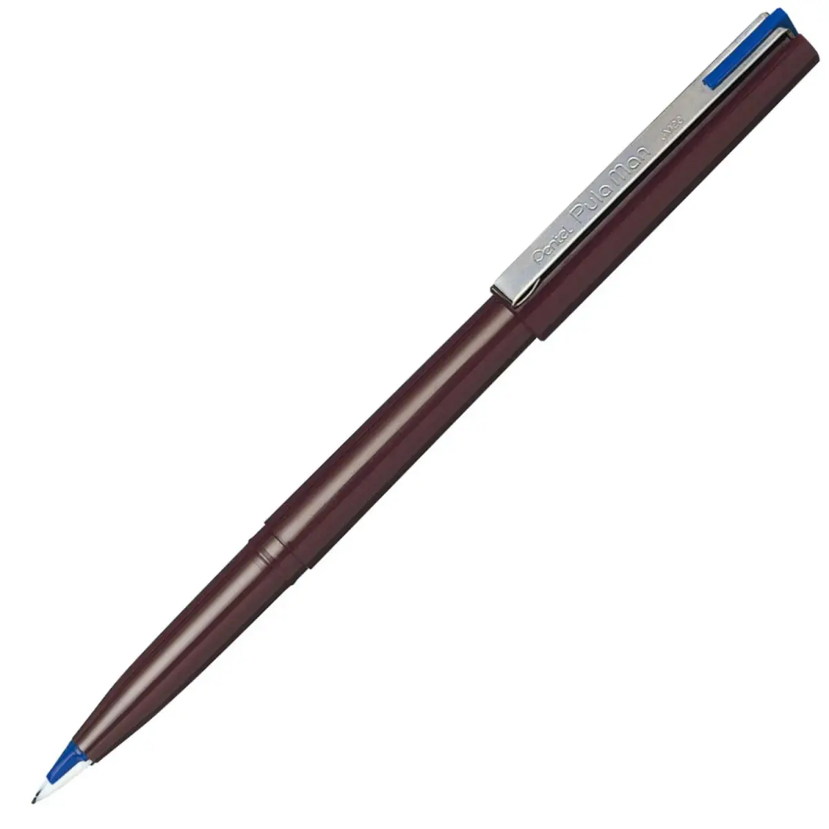 Pentel Pulaman MJ20 Blue Ink Fountain Pen Style Writer 0.3mm Line | Smooth Writing - main product image