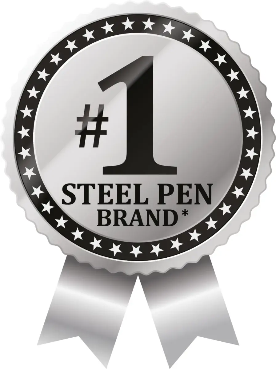 Zebra Pen F-301 Compact Ballpoint Pen Stainless Steel Fine Point 0.7mm Black | Easy-Glide Ink - view 4