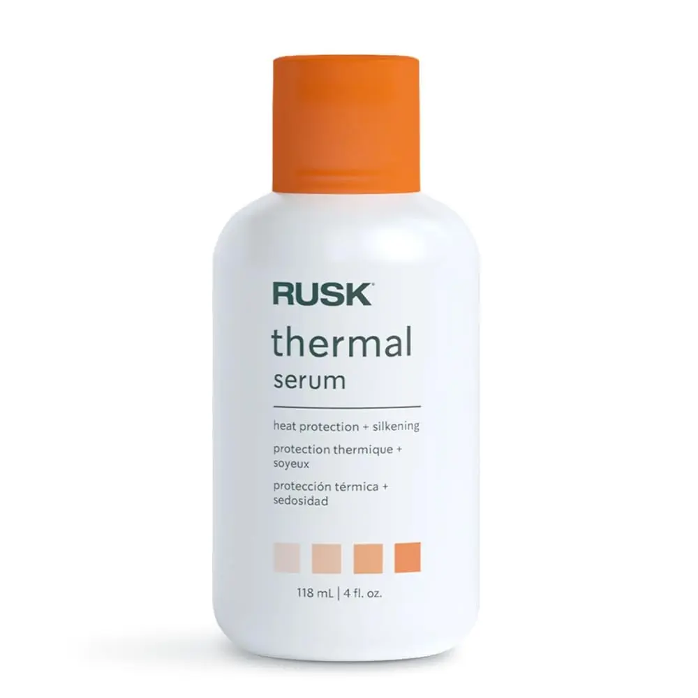 RUSK Designer Collection Thermal Serum with Argan Oil, 4.2 Oz | Heat Protection & Shine, Alcohol-Free - main product image