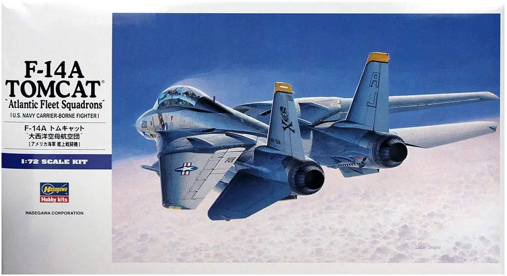 Hasegawa Model Kit F-14A Tomcat 1:72 Scale | Accurate Military Aircraft Replica (70-120 chars) - view 2