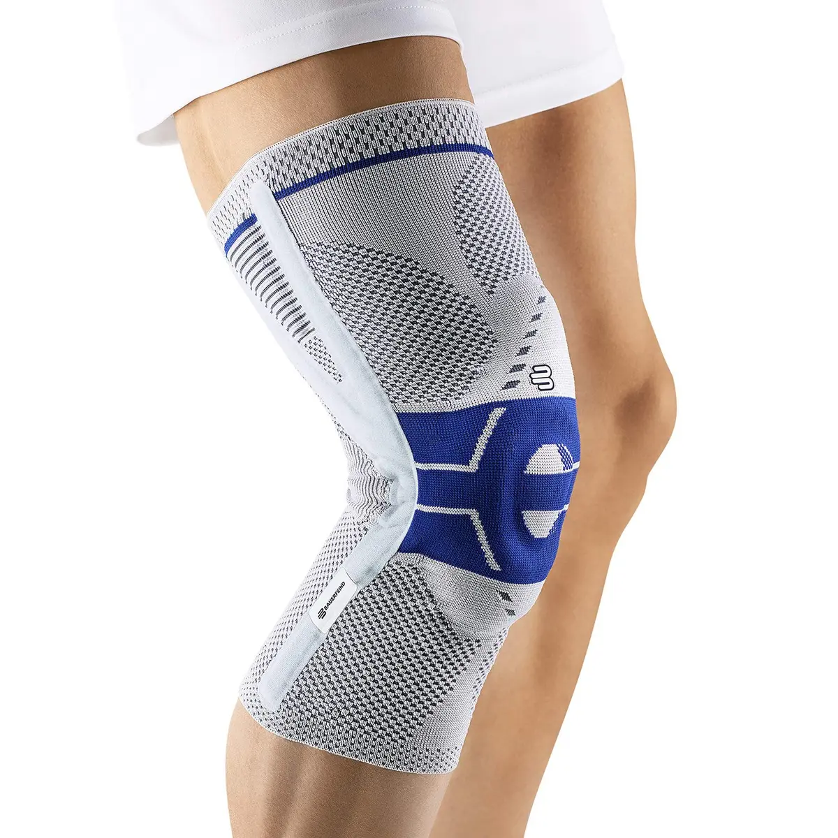 Bauerfeind GenuTrain P3 Patella Knee Support Left Size 3 Titanium | Patella Alignment & Pain Relief - view 2