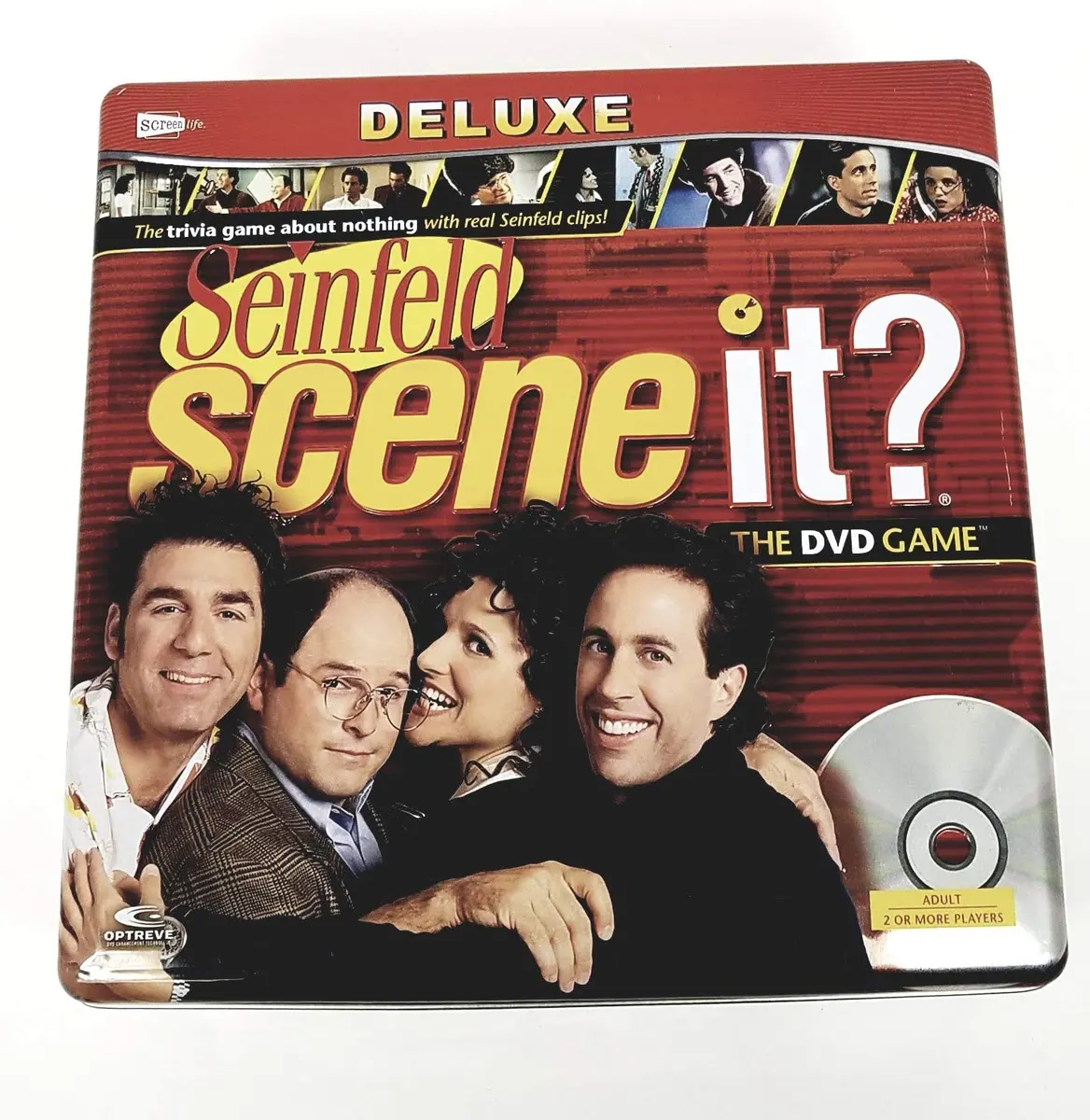 Scene It? Seinfeld Deluxe Edition DVD Game | 2-8 Players, Trivia & Party Play - main product image