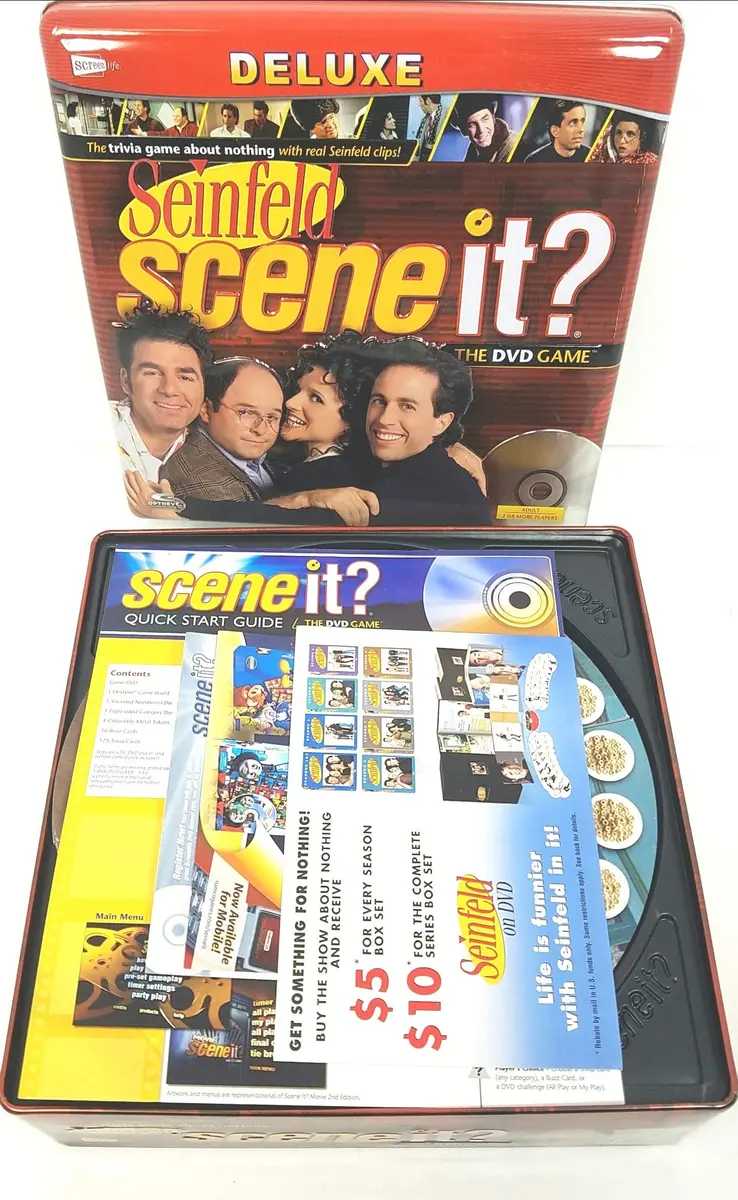 Scene It? Seinfeld Deluxe Edition DVD Game | 2-8 Players, Trivia & Party Play - view 3