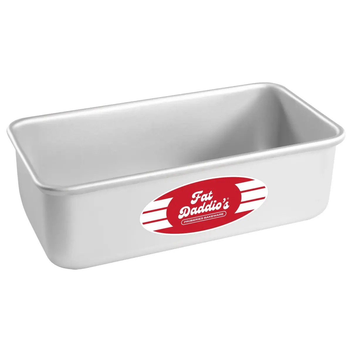 Fat Daddio's Anodized Aluminum Loaf Pan 16.3cm (6.4") x 9.5cm (3.75") x 6.9cm (2.75") | Bakery-Tough Baking Pan for Home Ovens - main product image