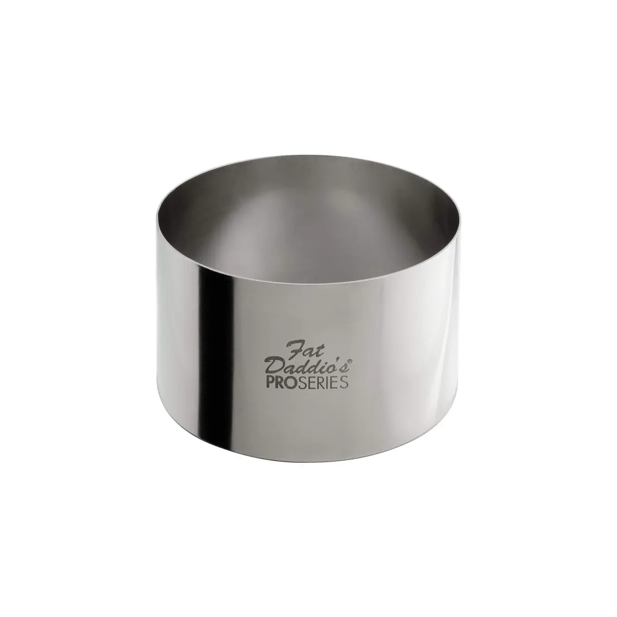 Fat Daddio's SSRD-3175 Stainless Steel Cake & Pastry Ring, 3 x 1.75 inch | Versatile Baking Tool for Chefs & Bakers - main product image