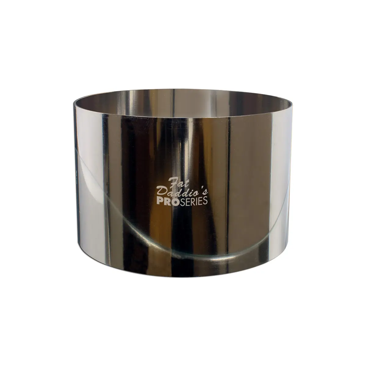 Fat Daddio's Stainless Steel Round Cake and Pastry Ring, 4 Inch x 3 Inch | Heavy-Duty, Seamless, Dishwasher Safe - main product image