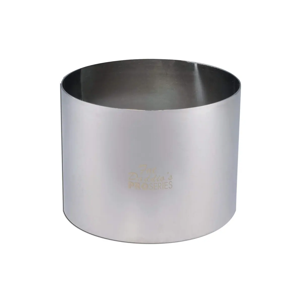 Fat Daddio's Stainless Steel Round Cake and Pastry Ring, 4 Inch x 3 Inch | Heavy-Duty, Seamless, Dishwasher Safe - view 2