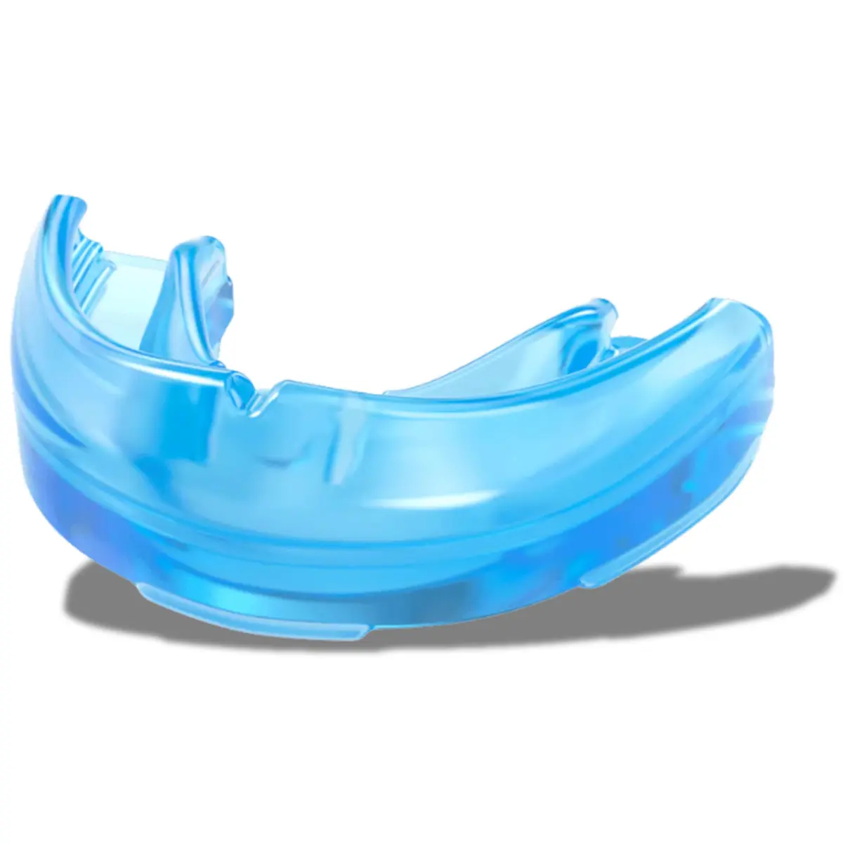 Shock Doctor Orthodontic Mouth Guard for Braces, Adult & Youth Sizes, Blue | Sports Upper Teeth Protection - main product image