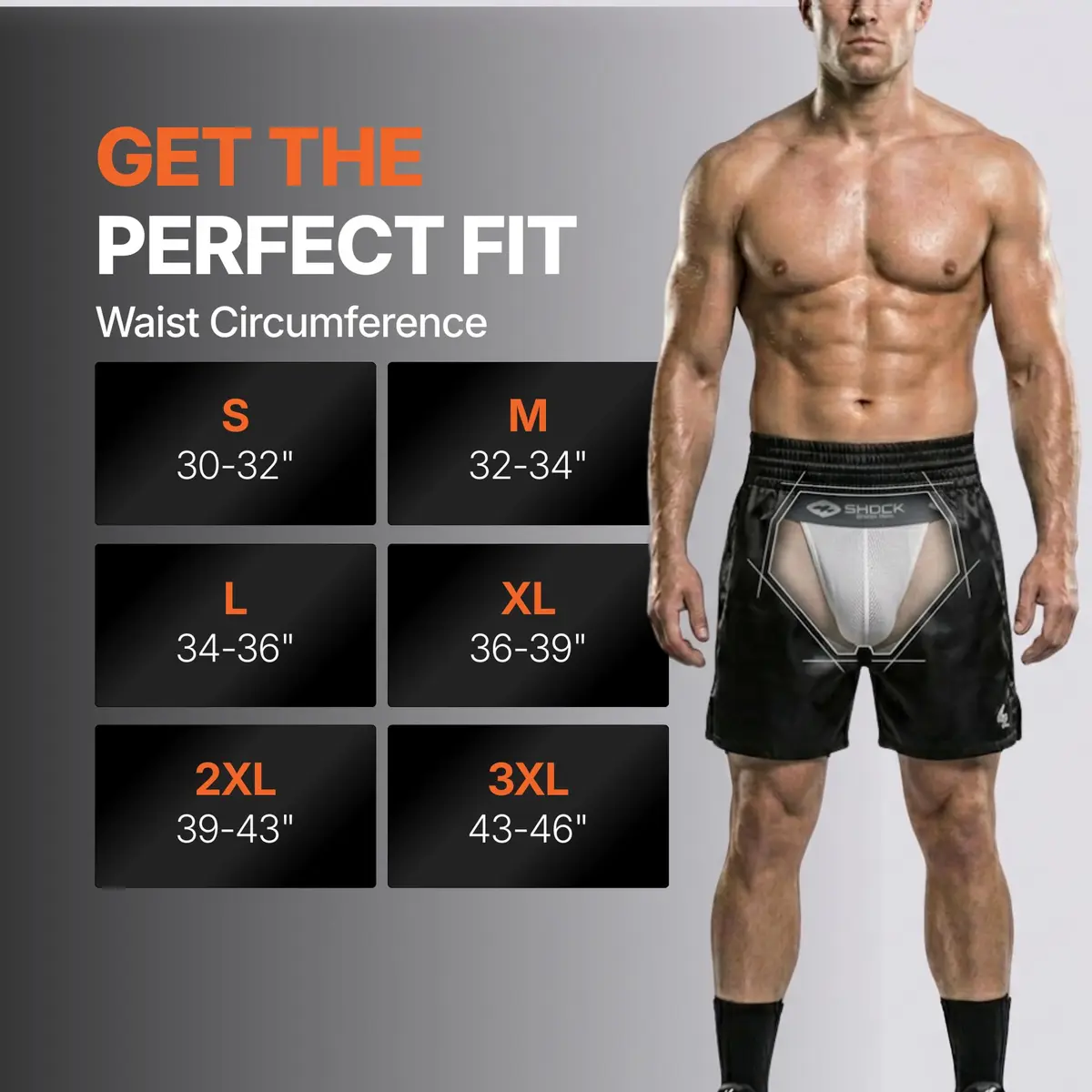 Shock Doctor Jock Straps with Cup Included, Medium, White | Core Athletic Support for Men - view 6