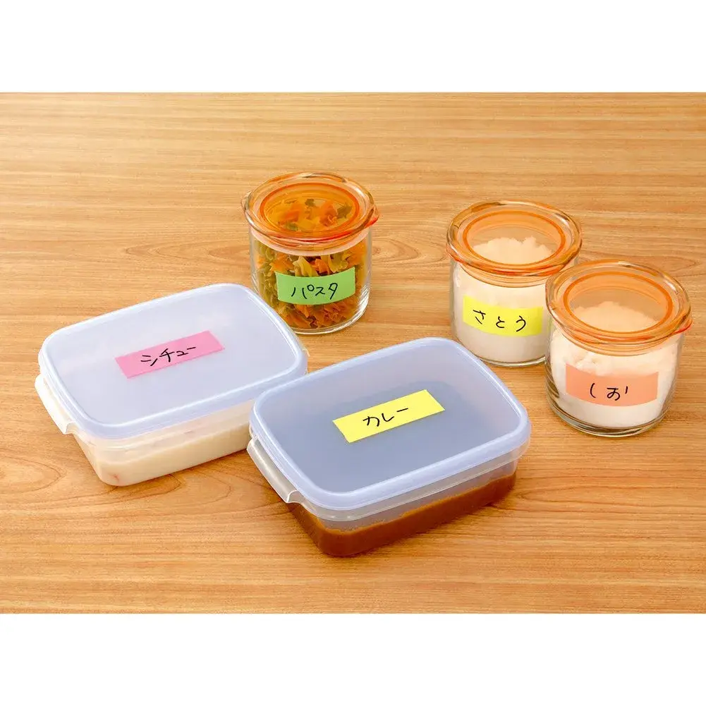Yamato Memoc Roll Tape 15mm x 10m (0.49in x 32.8ft) 3-Color Set | Japanese Stationery for Organized Labeling - view 2