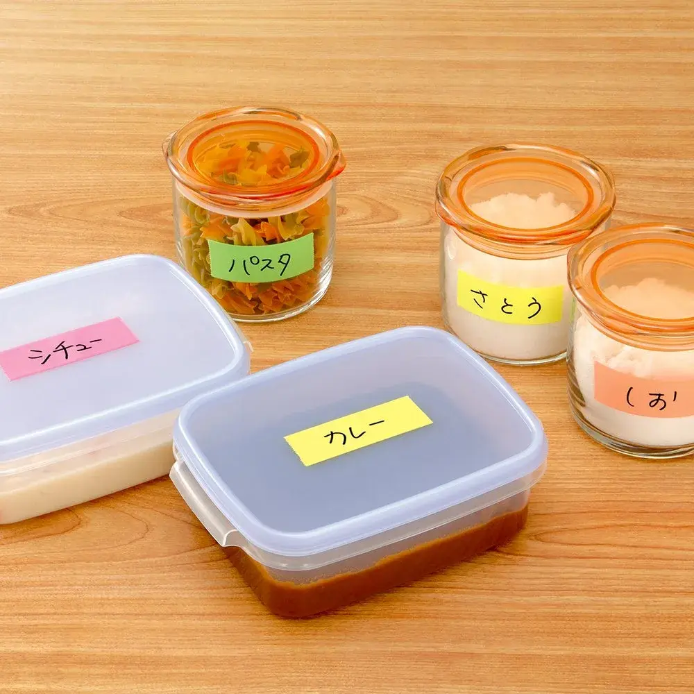 Yamato Memoc Roll Tape with Dispenser, 25mm x 10m, Rose & Lemon | Japanese Stationery Tape for Planners & Notebooks - view 4