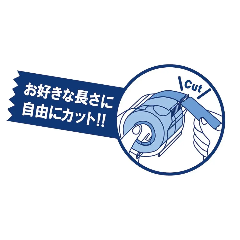 YAMATO Memoc Roll Tape 15mm x 10m (0.49in x 32.8ft) | Japanese Label Tape with Dispenser for Planners & Notebooks - view 6