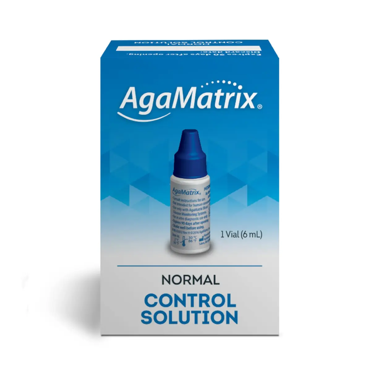 AgaMatrix Wavesense Normal Control Solution 6ml (0.2 Fl Oz) | For Quality Control Testing - view 2