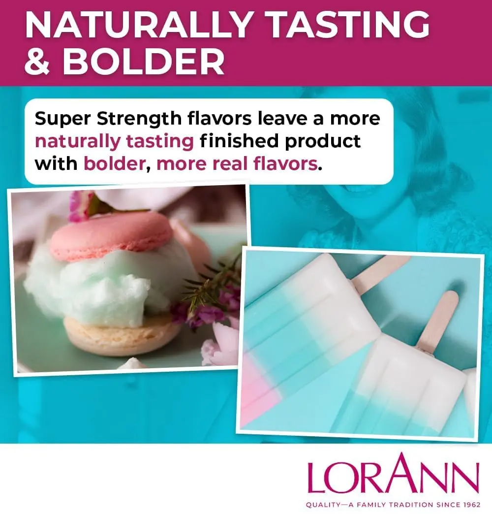 LorAnn Oils Super Strength Cotton Candy Flavoring 0.125 oz | Bold, Concentrated Candy Flavor, Alcohol & Gluten Free - view 5