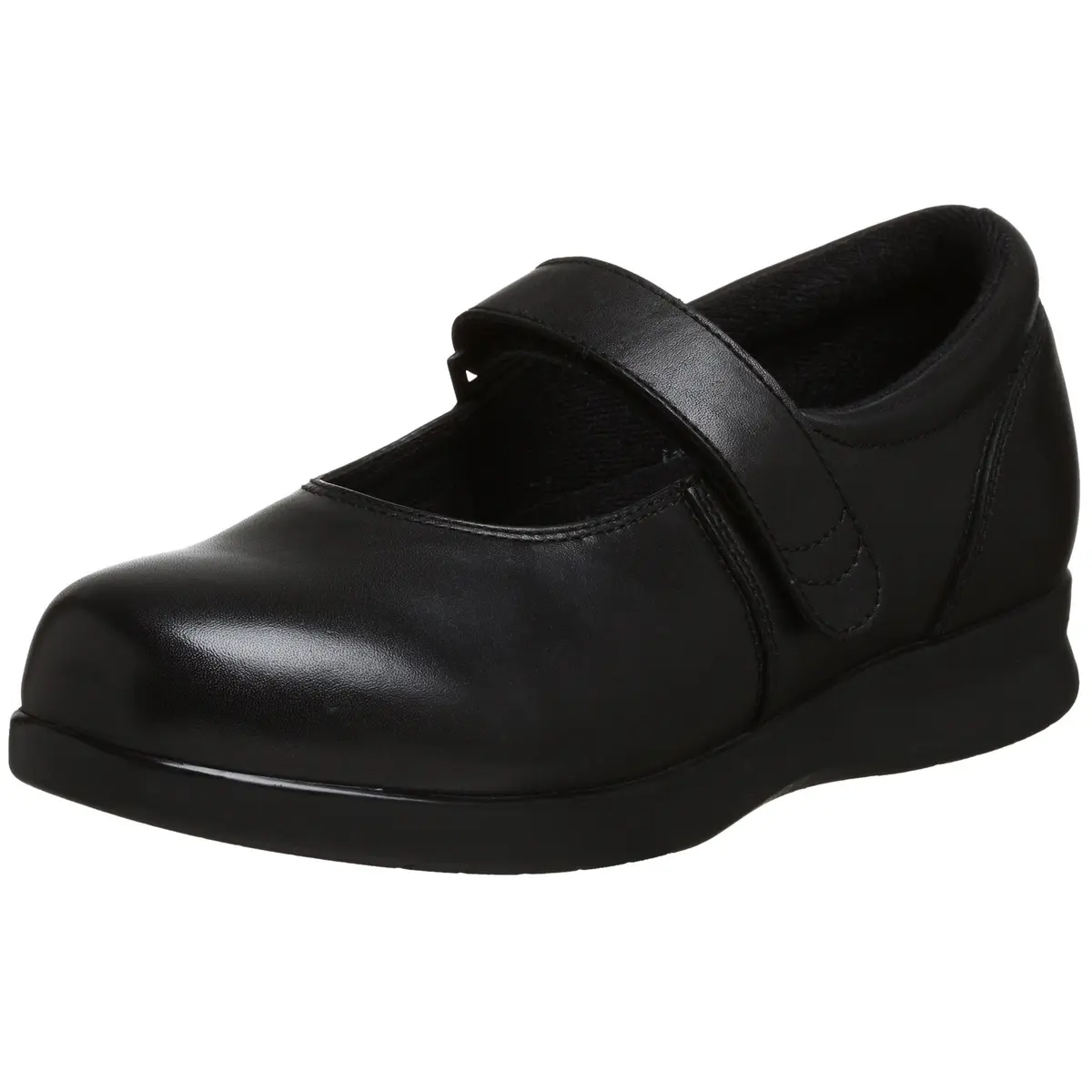 Drew Women's Bloom II Comfortable Mary Jane Stretch Shoes for Women with Extra Depth Black Calf 7.5 W US - main product image