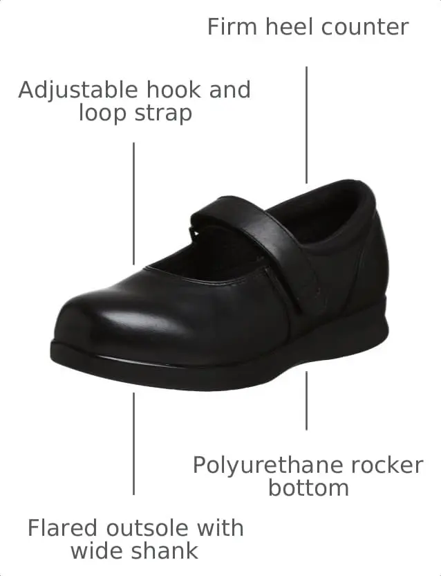Drew Women's Bloom II Comfortable Mary Jane Stretch Shoes for Women with Extra Depth Black Calf 7.5 W US - view 3
