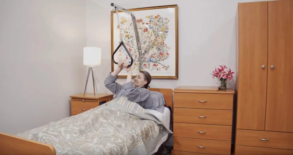 Lumex Versa-Helper Trapeze Bar for Bed Mobility, 450 lb Capacity | Medical Assist Handle for Seniors and Caregivers - view 5