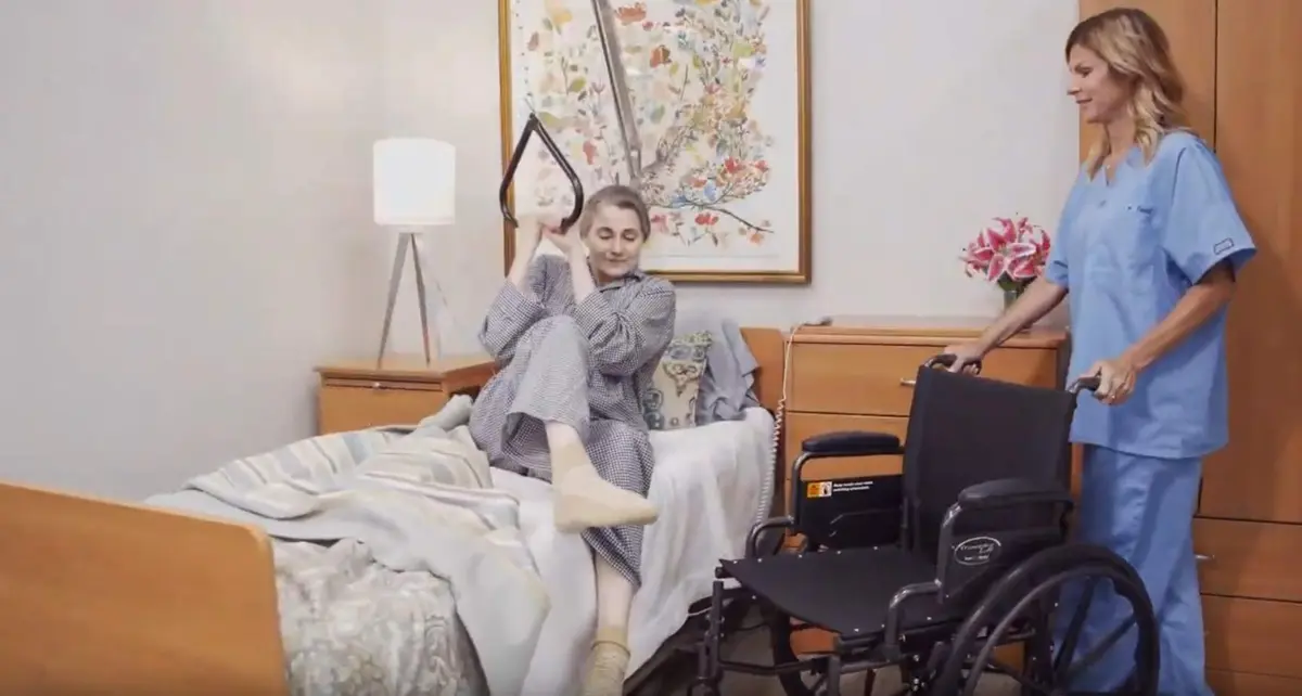 Lumex Versa-Helper Trapeze Bar for Bed Mobility, 450 lb Capacity | Medical Assist Handle for Seniors and Caregivers - view 6