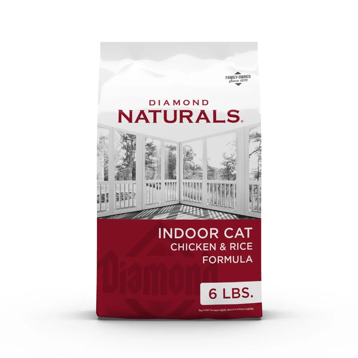 DIAMOND NATURALS Indoor Adult Dry Cat Food, Chicken & Rice, 6lb | Supports Skin & Coat, Digestive Health - main product image
