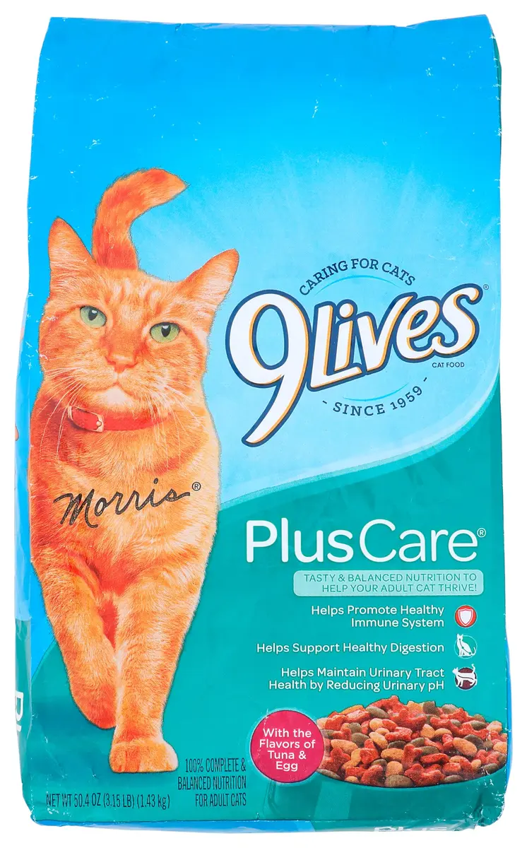 9Lives Plus Care - Tuna & Egg - 3.5 lb | Supports Digestive & Urinary Health - main product image