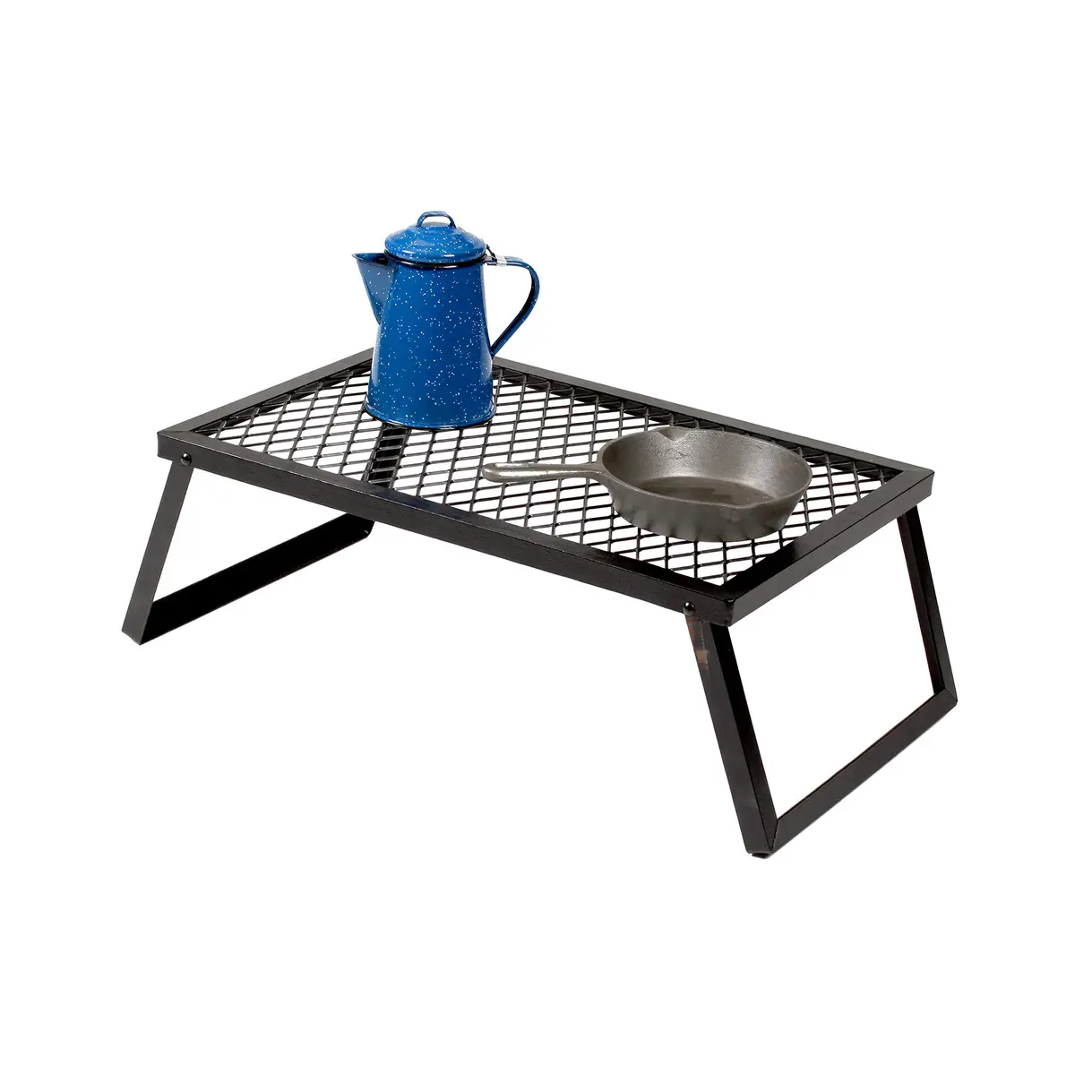 Stansport Heavy-Duty Camp Grill - Medium (614-333) | Durable Steel Mesh Cooking Surface - view 2