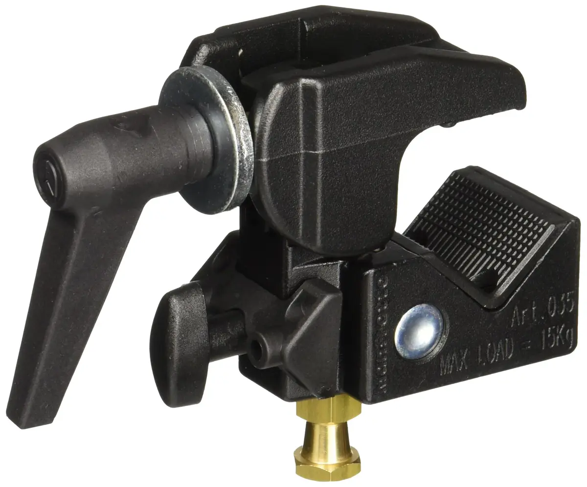Manfrotto 035RL Super Clamp with Standard Stud | Heavy-Duty Camera & Lighting Mount (70-120 chars) - view 3