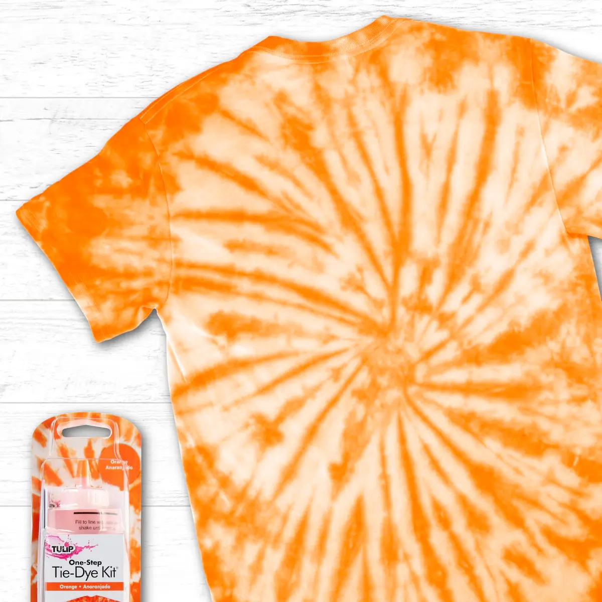 Tulip One-Step Tie-Dye Kit Vibrant Orange Fabric Dye 120ml (4 fl oz) | Easy-to-Use, No Soda Ash Needed - view 3