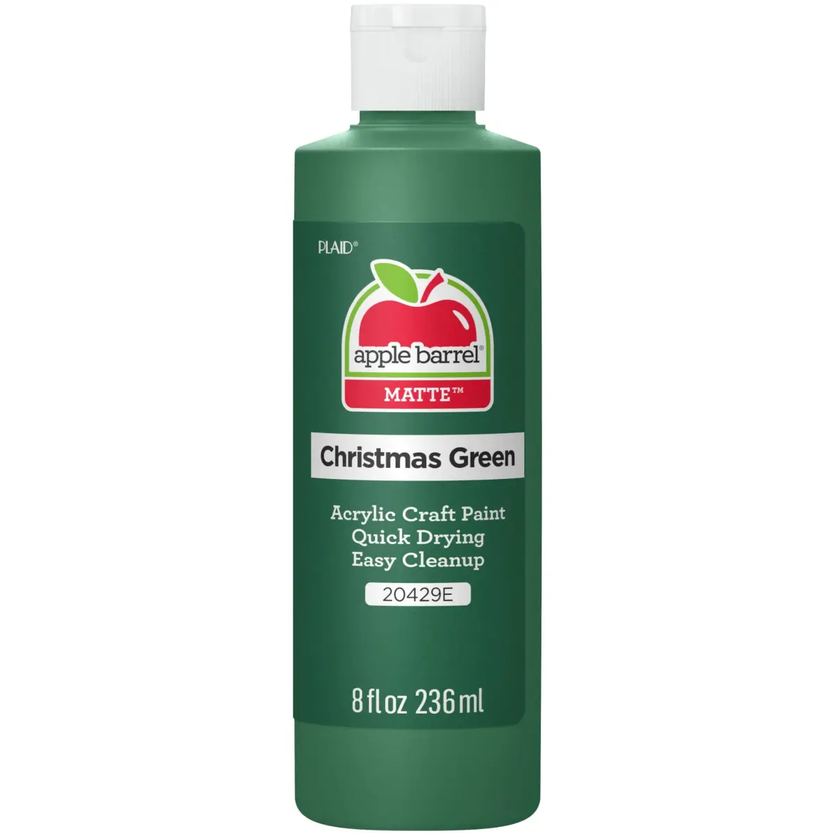 Apple Barrel Acrylic Paint White 24 fl oz (710 ml) | Non-Toxic Craft Paint for Canvas, Wood, Paper - main product image