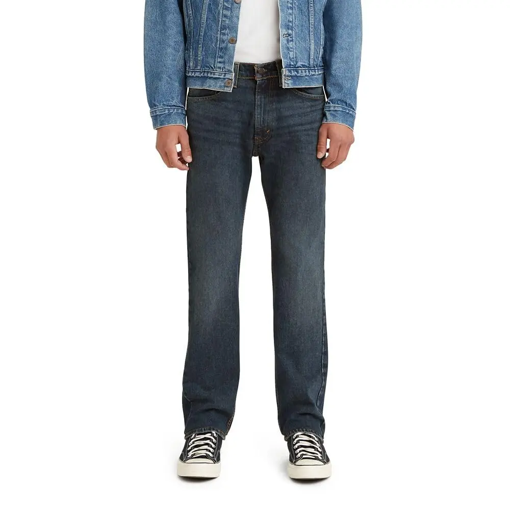 Levi's Men's 505 Regular Fit Jeans | Classic Straight Leg, Zipper Fly, Cotton Blend (34W x 32L) - main product image
