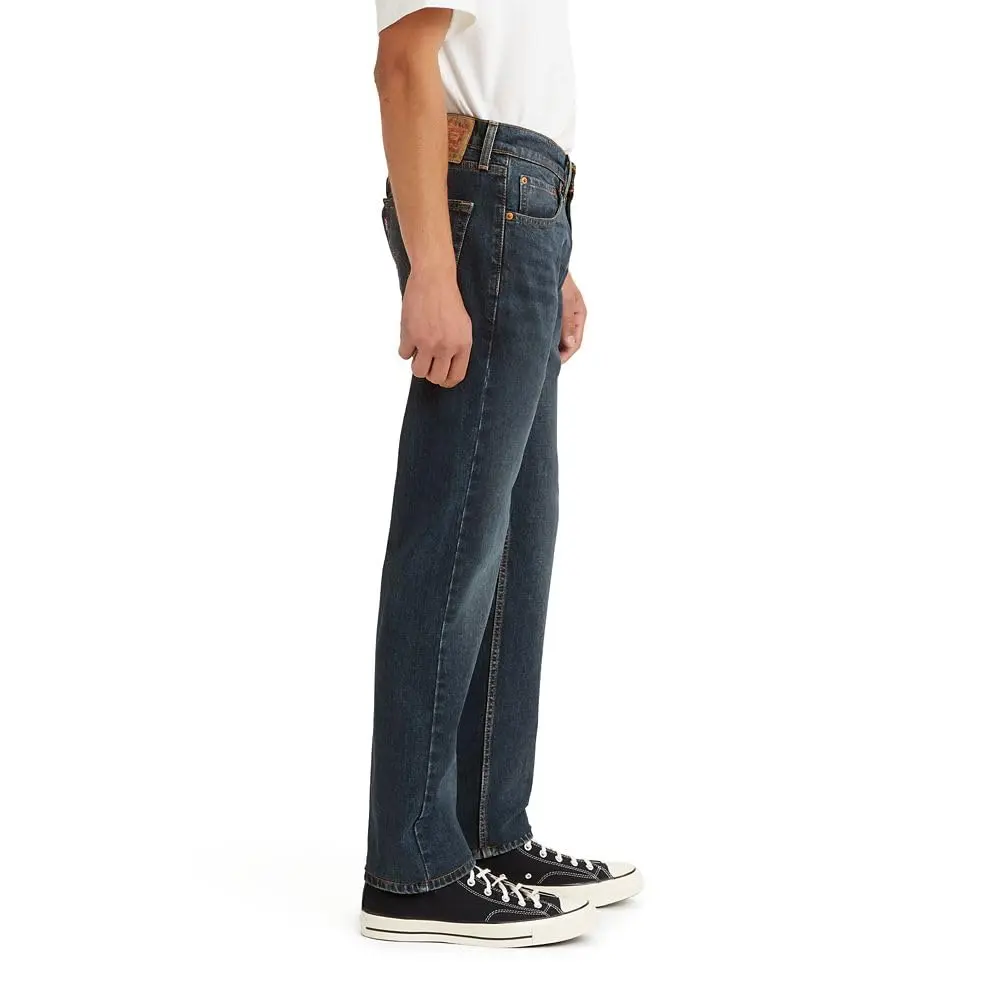 Levi's Men's 505 Regular Fit Jeans | Classic Straight Leg, Zipper Fly, Cotton Blend (34W x 32L) - view 2