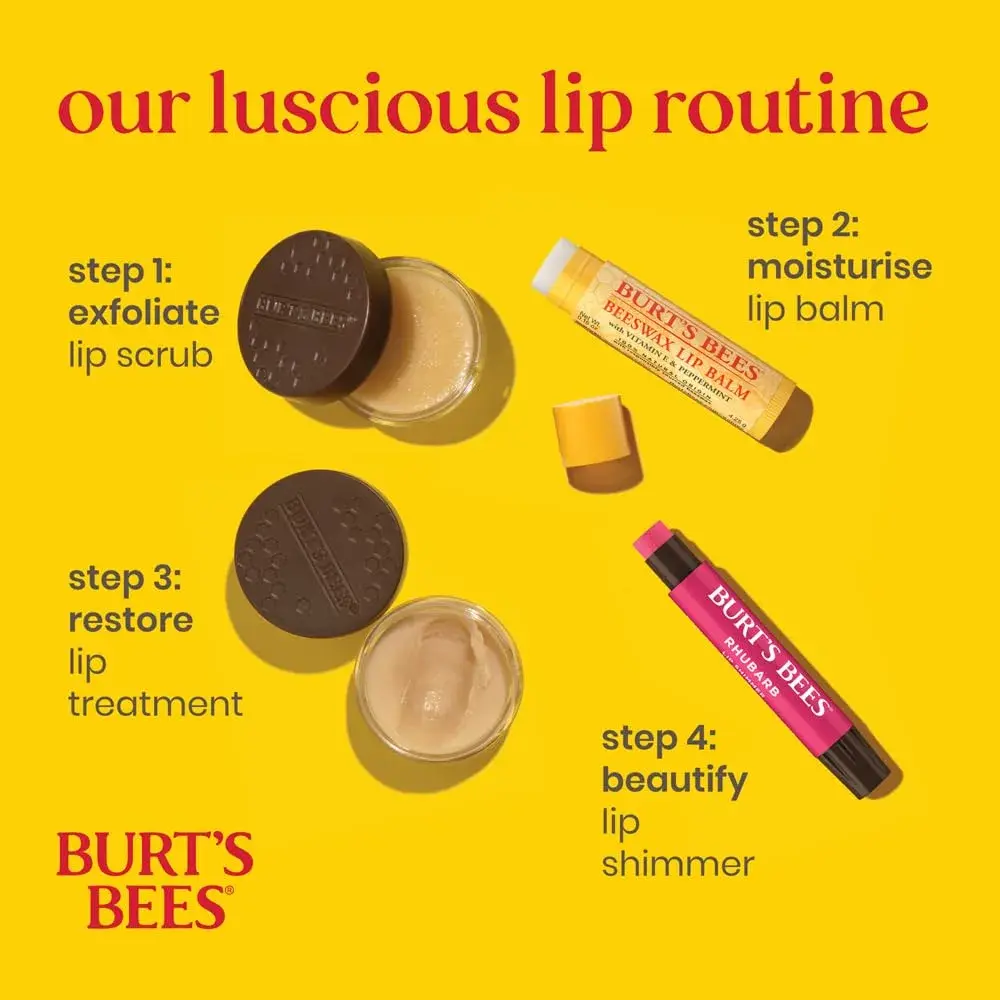 Burt's Bees Fig Tinted Lip Balm with Vitamin E & Coconut Oil | Natural Hydration - view 9