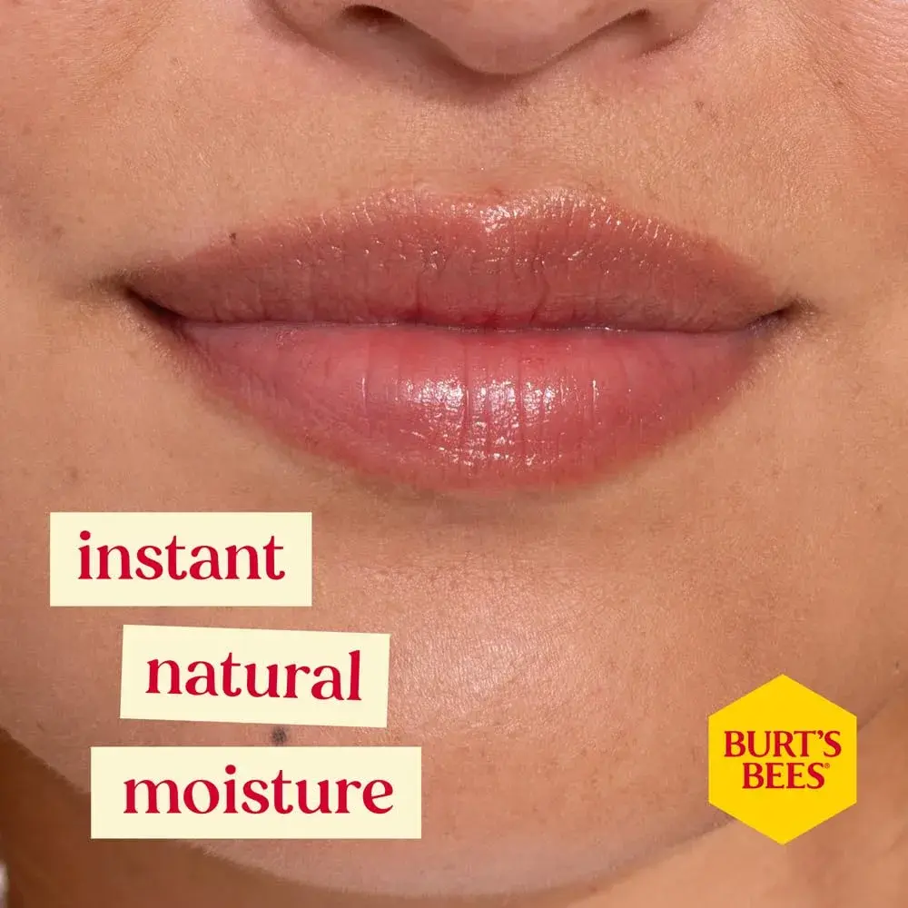 Burt's Bees Fig Tinted Lip Balm with Vitamin E & Coconut Oil | Natural Hydration - view 3