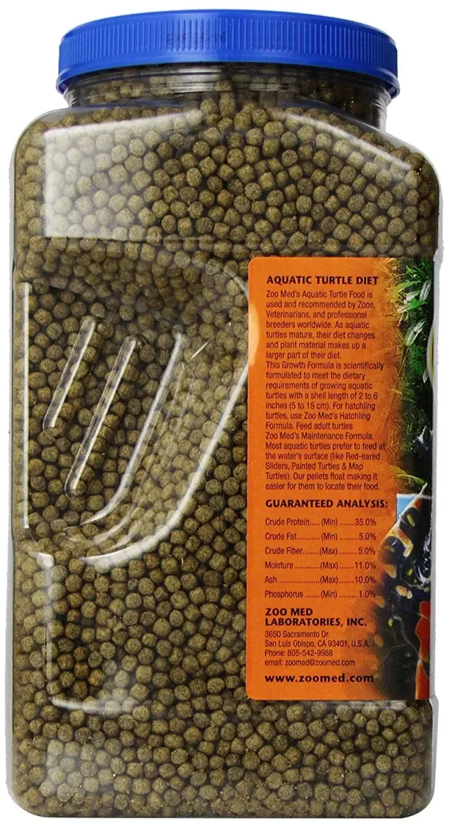 Zoo Med Aquatic Turtle Food Growth Formula 1.53 kg (54 oz) | Scientifically Formulated for Young Turtles - view 3