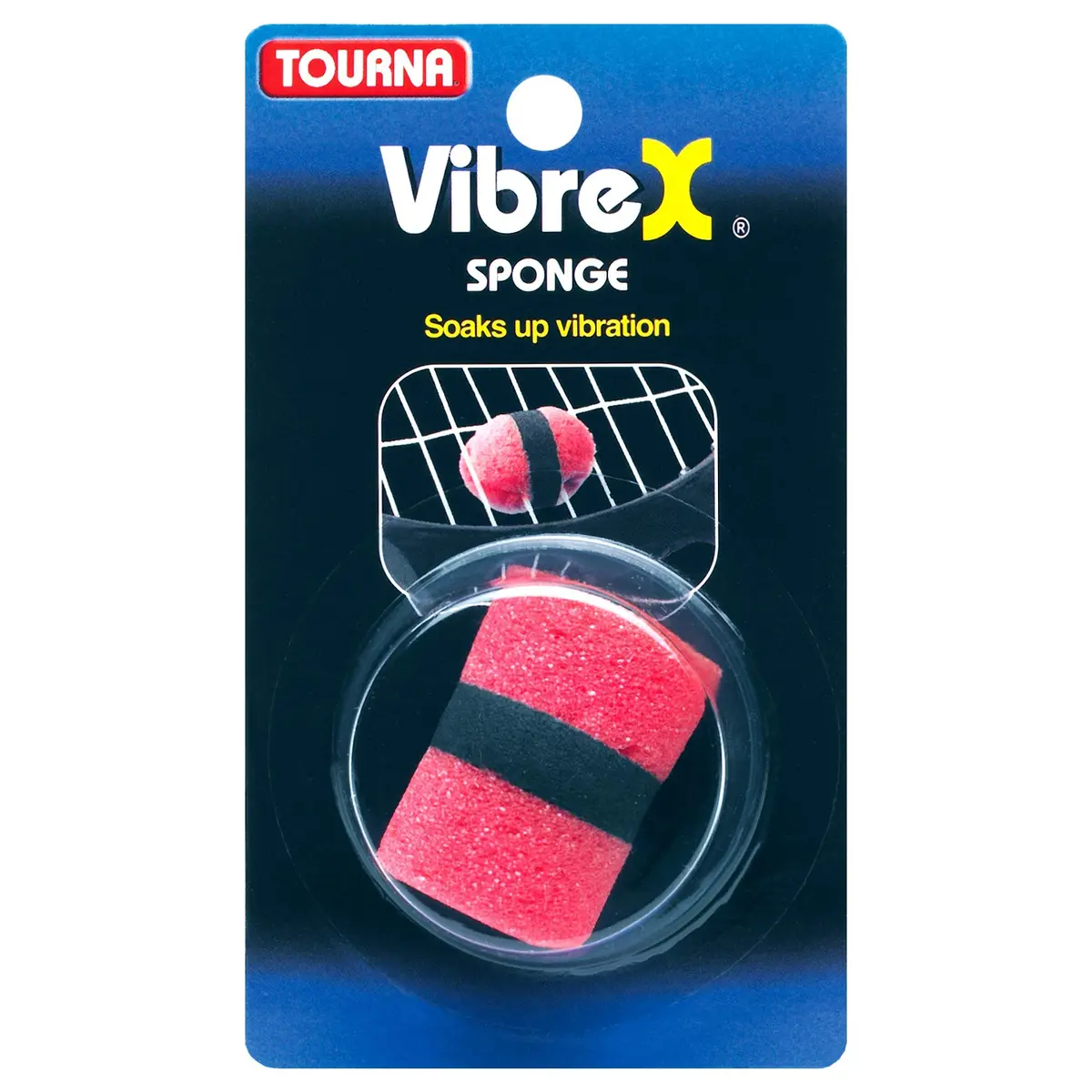 Tourna Vibrex Sponge Tennis Vibration Dampener | Patented Design for Secure Fit & Vibration Control - main product image