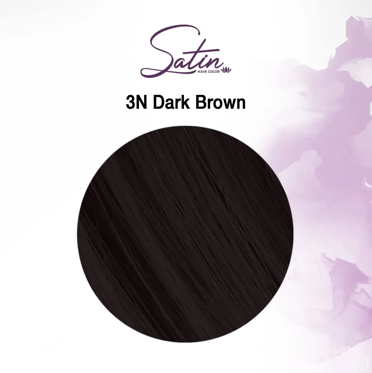 Satin Natural Series Hair Color Dark Brown 3N, 88.7ml (3.0 Fl Oz) | Permanent Grey Coverage - view 2