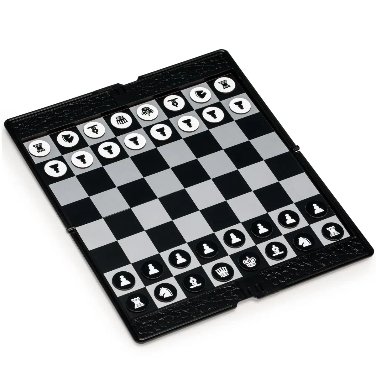 Yellow Mountain Imports Magnetic Travel Chess Wallet Set 7.9 in (20 cm) | Educational Strategy Game for Kids & Adults - main product image