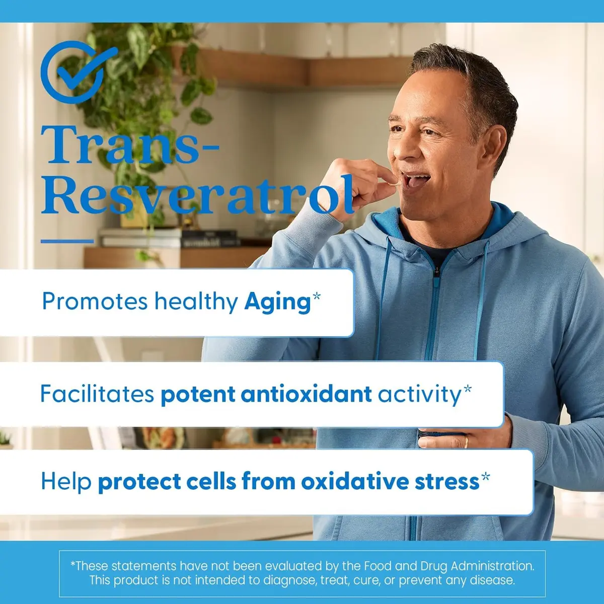 Doctor's Best Trans Resveratrol 100 mg Supplement 60 Veg Caps | Antioxidant Support from Red Wine & Japanese Knotweed - view 7
