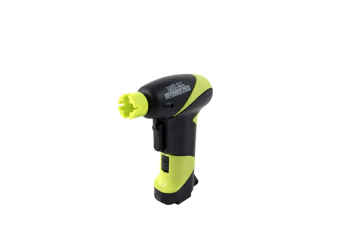 Ernie Ball Power Peg Motorized String Winder & Turner for Guitar, Bass, Acoustic (Green/Black) | Restrings Up to 70% Faster - view 2