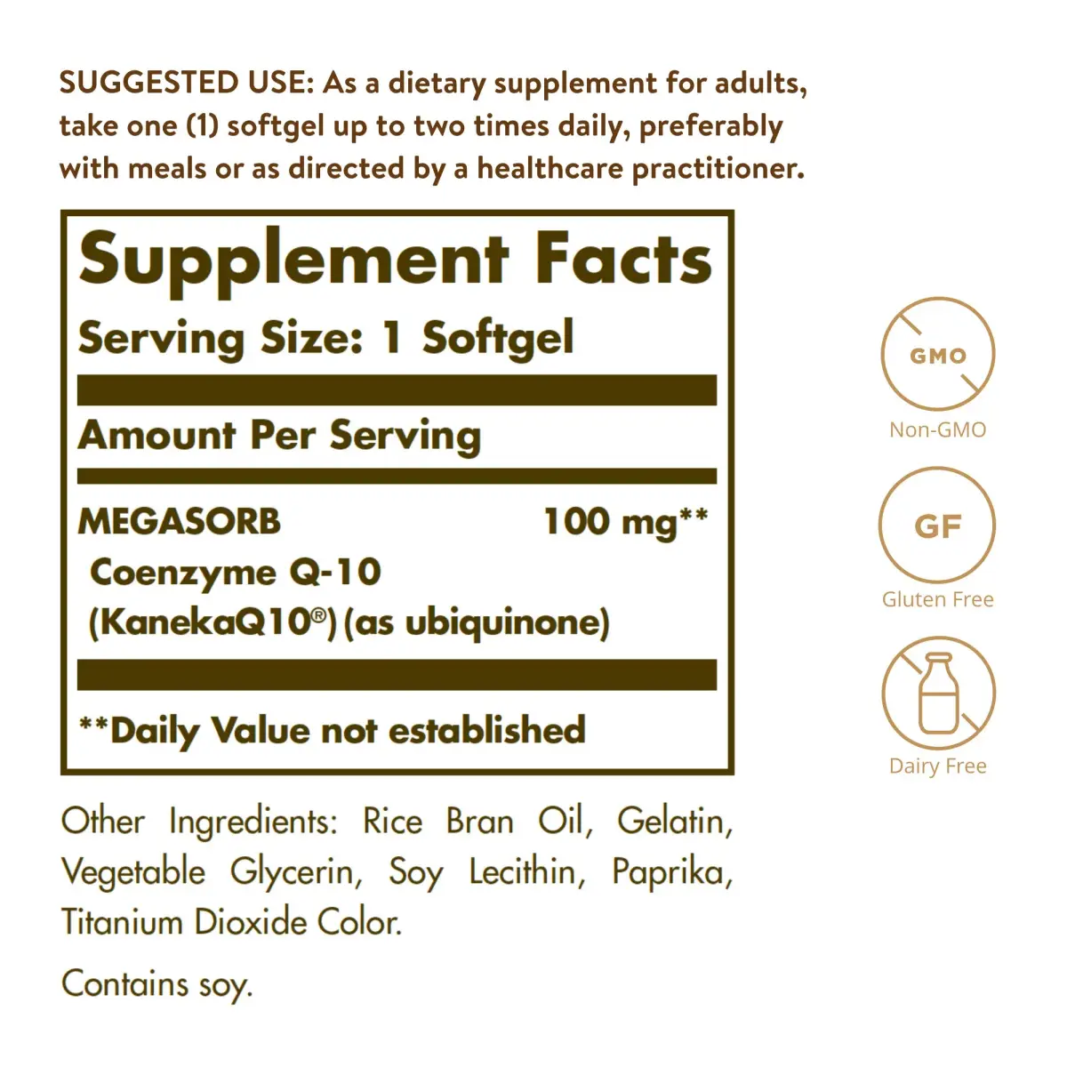 Solgar Megasorb CoQ-10 100 mg Softgels (90 Count) | Supports Healthy Aging & Heart Function - view 2