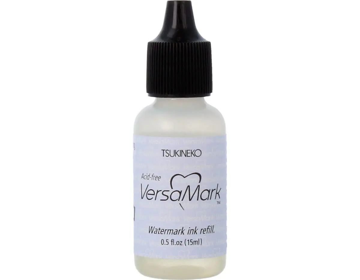 Tsukineko VersaMark Inker 0.5 fl oz | Clear Watermark Ink for Scrapbooking & Stamping - main product image