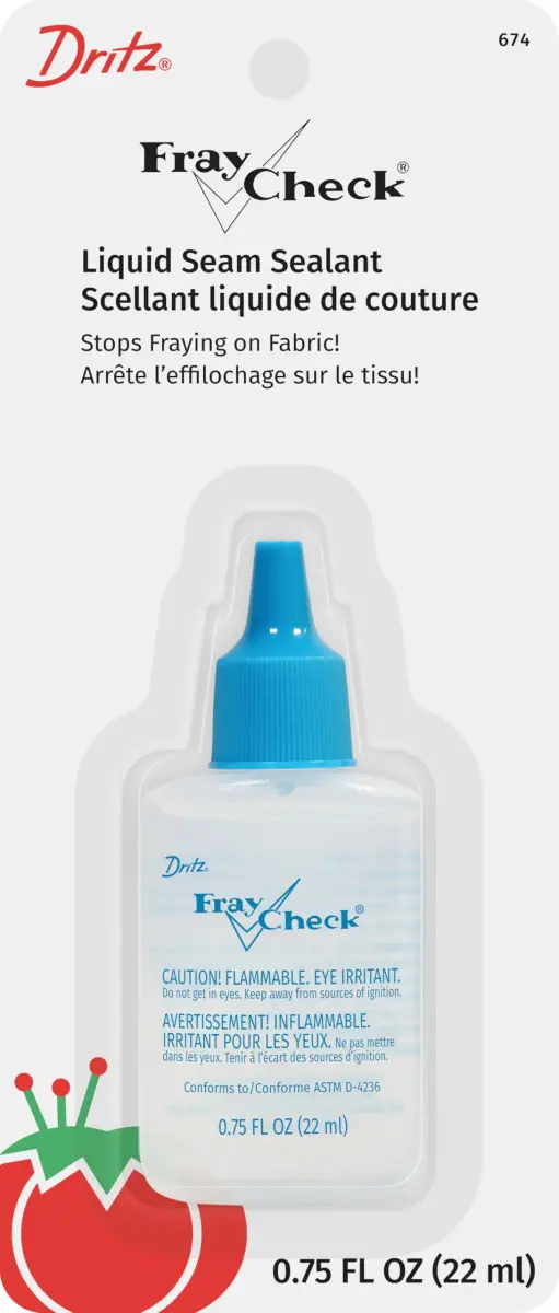 Dritz Fray Check Liquid Seam Sealant 0.75 fl oz (22 ml) | Prevents Fabric Fraying - main product image