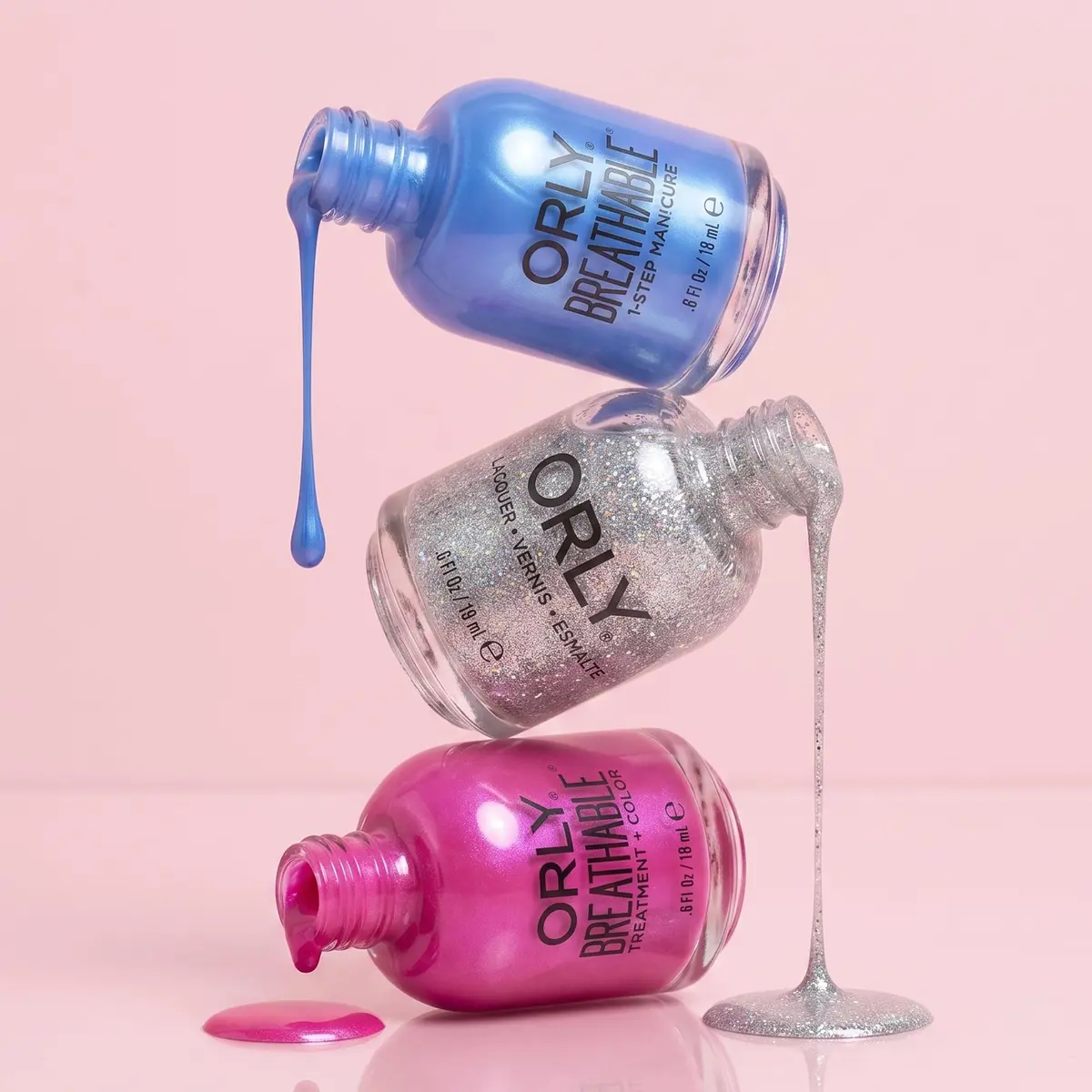 Orly Nail Lacquer Shine On Crazy Diamond 0.6 Fl Oz | Sparkling, Long-Lasting, Vibrant Finish - view 8