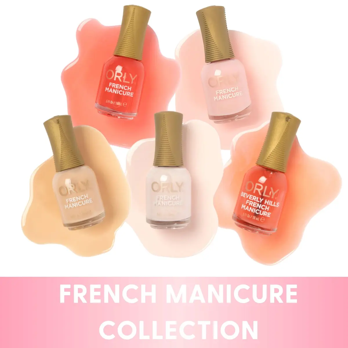 Orly French Manicure Nail Polish Sheer Rose Creme 17ml (0.6 Fl Oz) | UV Inhibitors Prevent Fading - view 6