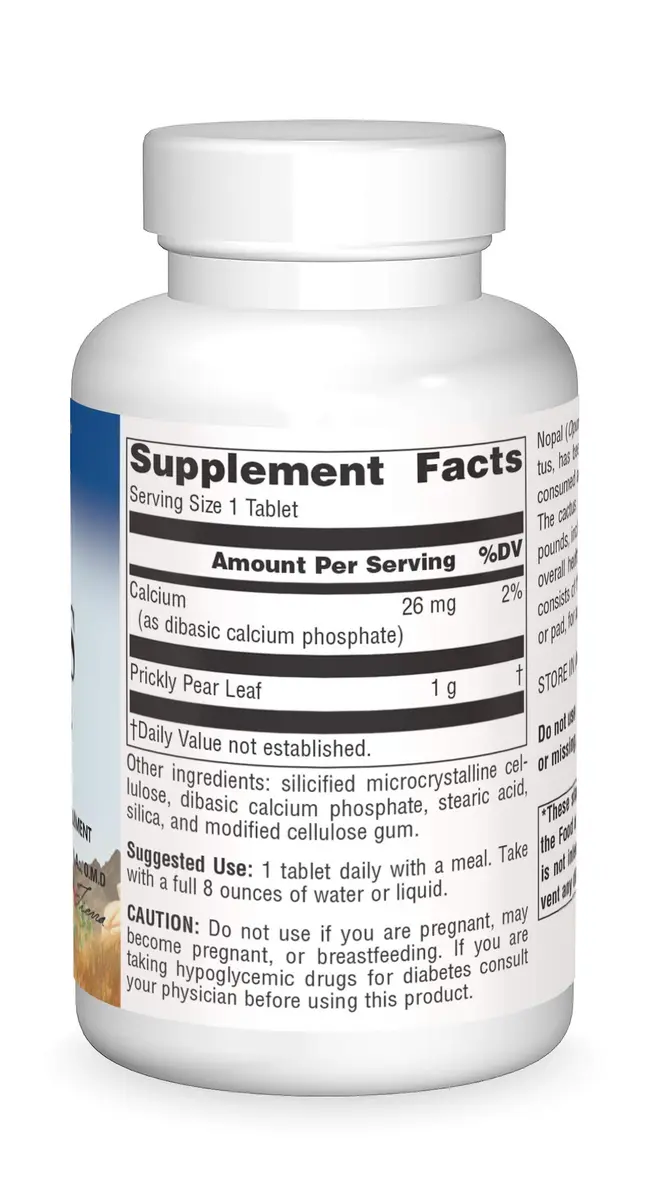 Planetary Herbals Full Spectrum Nopal Cactus 1000 mg | Supports Glucose & Electrolyte Balance - view 3