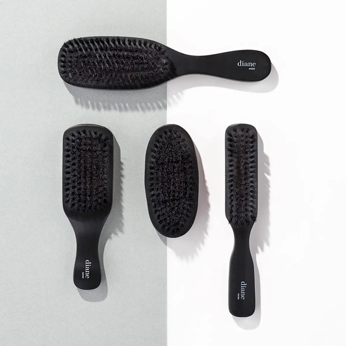 Diane 7-Row 100% Boar Bristle Hair Brush for 360 Waves | Gentle, Natural Shine (70-120 chars) - view 4