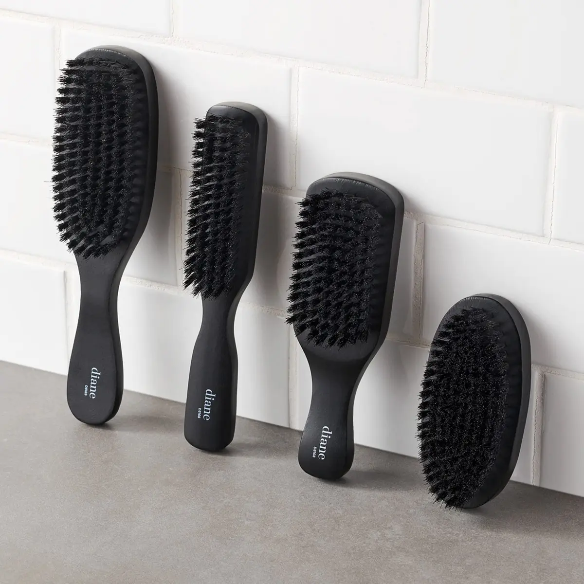 Diane 7-Row 100% Boar Bristle Hair Brush for 360 Waves | Gentle, Natural Shine (70-120 chars) - view 5