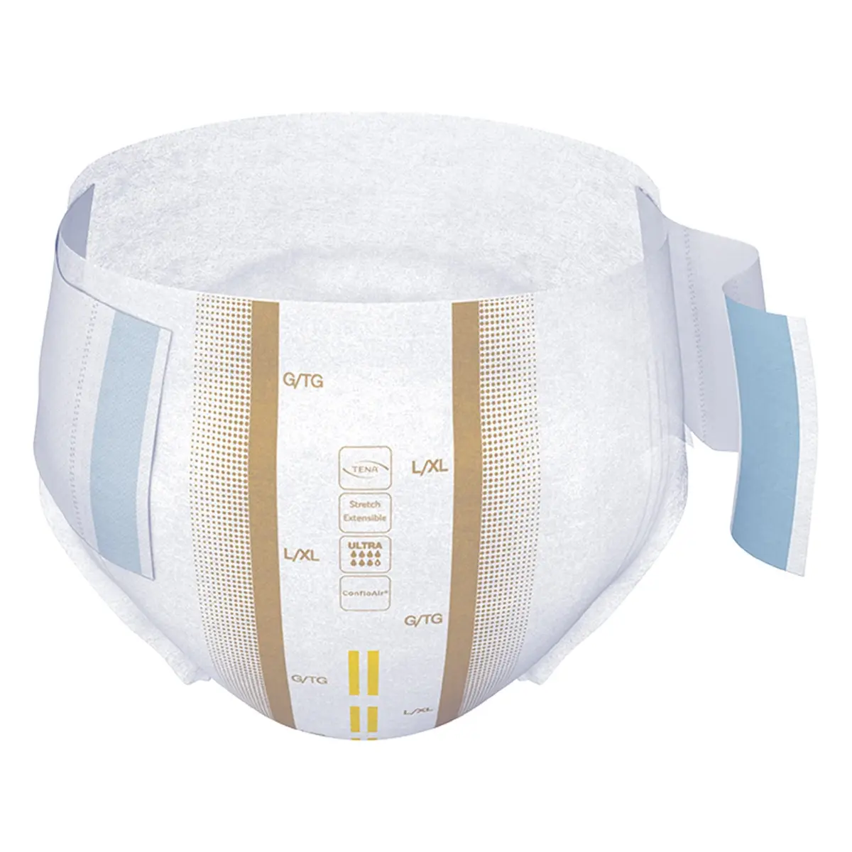 TENA Stretch Ultra Briefs Heavy Absorbency Large XL | Breathable, Secure Fit, 72 ct - view 4