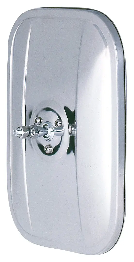 Replacement Fit System Mirrors Universal Replacement Mirror Head - 5" x 7" Glass, Stainless Steel Housing, Easy Install for Cars & Trucks - main product image